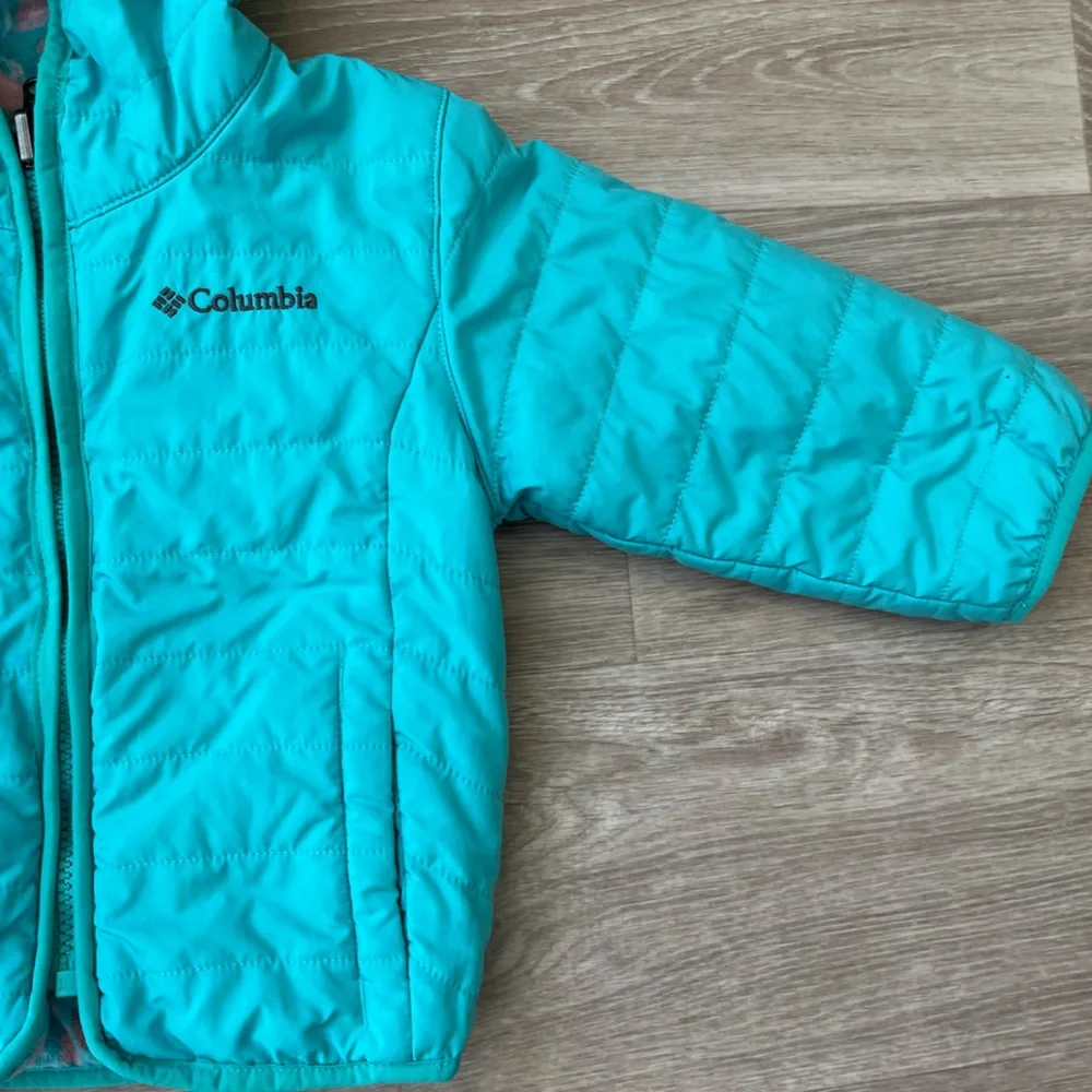 Columbia Kids Jacket in Teal - Picture 3 of 5